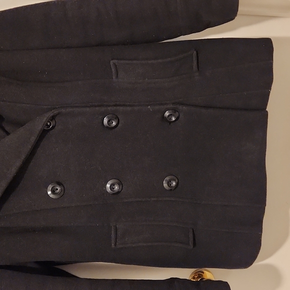 Woman's Double-Breasted Peacoat - Picture 3 of 6